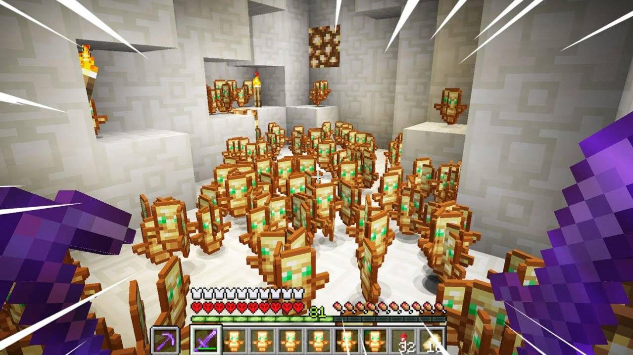 ферма бесконечных тотемов в майнкрафт хардкоре
