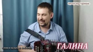 ГАЛИНА || ПЕСНИ ПОД ГАРМОНЬ || МУЗЫКА ДЛЯ НАРОДА || НИКОЛАЙ ГОЛОВИНОВ