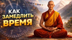 КАК ЗАМЕДЛИТЬ ВРЕМЯ