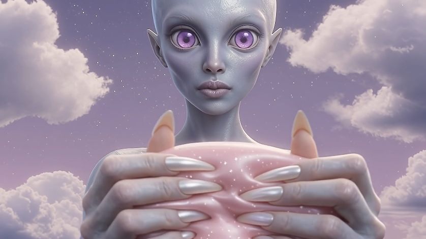 Космический слайм ASMR AI