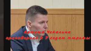Артема Чекалина приговорили к 7 годам тюрьмы