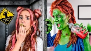 Влад а4 . ЗОМБИ Стала Нашей НЯНЕЙ ! Видео Влада Бумага а4 А 4 Bumaga