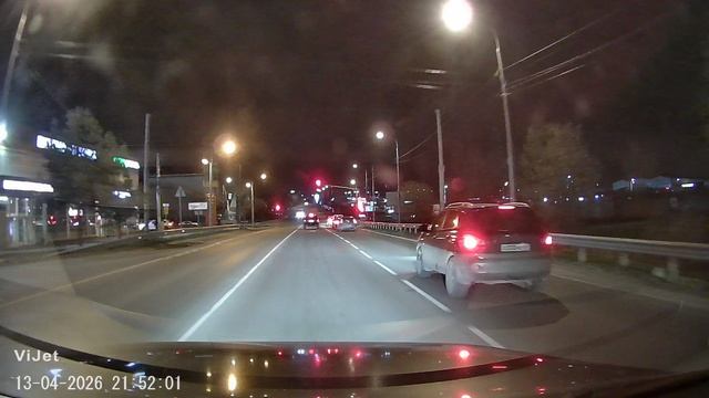 Видеорегистратор SilverStone F1 ViJet - ночь 2