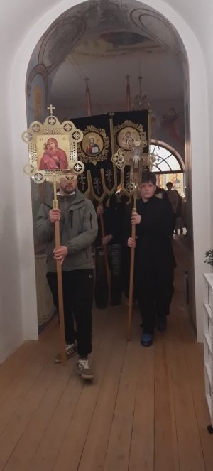 Пасхальный Крестный ход в храме в честь Казанской иконы Божией Матери села Воронино, 12 апреля 2026г