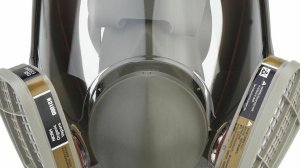 Полнолицевая маска для покраски авто, установка доп фильтров, защита от токсичных паров растворителе