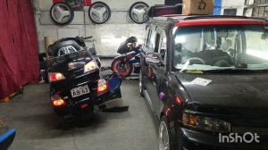 DL audio SQ Anaconda 12 сабвуфер в мотоцикл. Honda Gold Wing 1800 обзор прослушивание