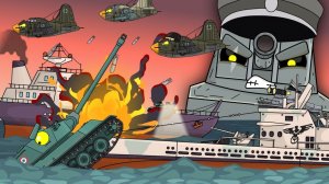 Уничтожить морской караван - Мультики про танки