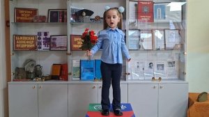 "9 МАЯ", автор Наталья Карпова.
Читает Маюрова Милана, 6 лет.