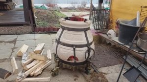 обзор Тандыра "кочевник" /готовим шашлык и лепешки узбекские