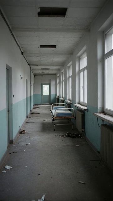 Пустота заброшенной больницы: воспоминания о потерянных жизнях #заброшенное #больница #пустота
