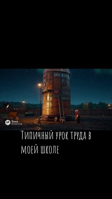 Типичный урок труда в моей школе