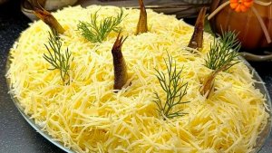 САЛАТ СО ШПРОТАМИ 😋👍