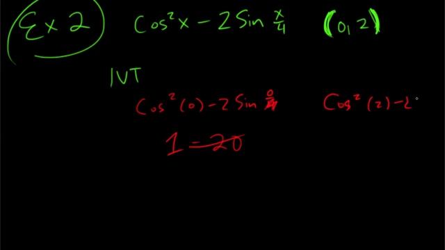 2.8 Intermediate Value Theorem