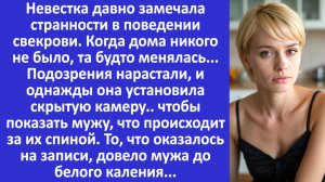 Истории из жизни | Муж был в ярости, увидев запись с камеры | Аудио рассказы | Жизненные истории