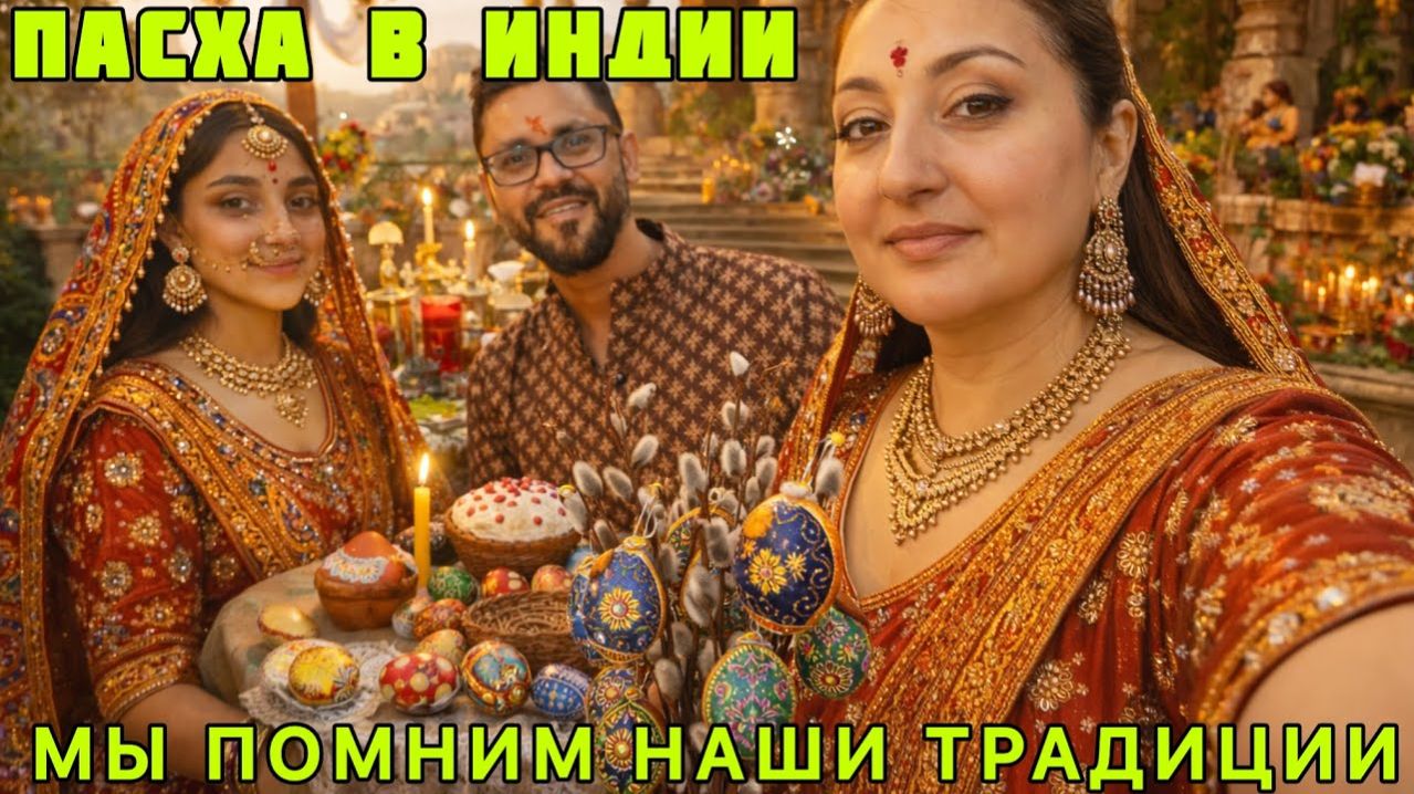 Вика Индия- ЖИВУ В ИНДИИ НО ТРАДИЦИИ НЕ ЗАБЫЛА! ОТМЕЧАЕМ ПАСХУ В ИНДИИ!
