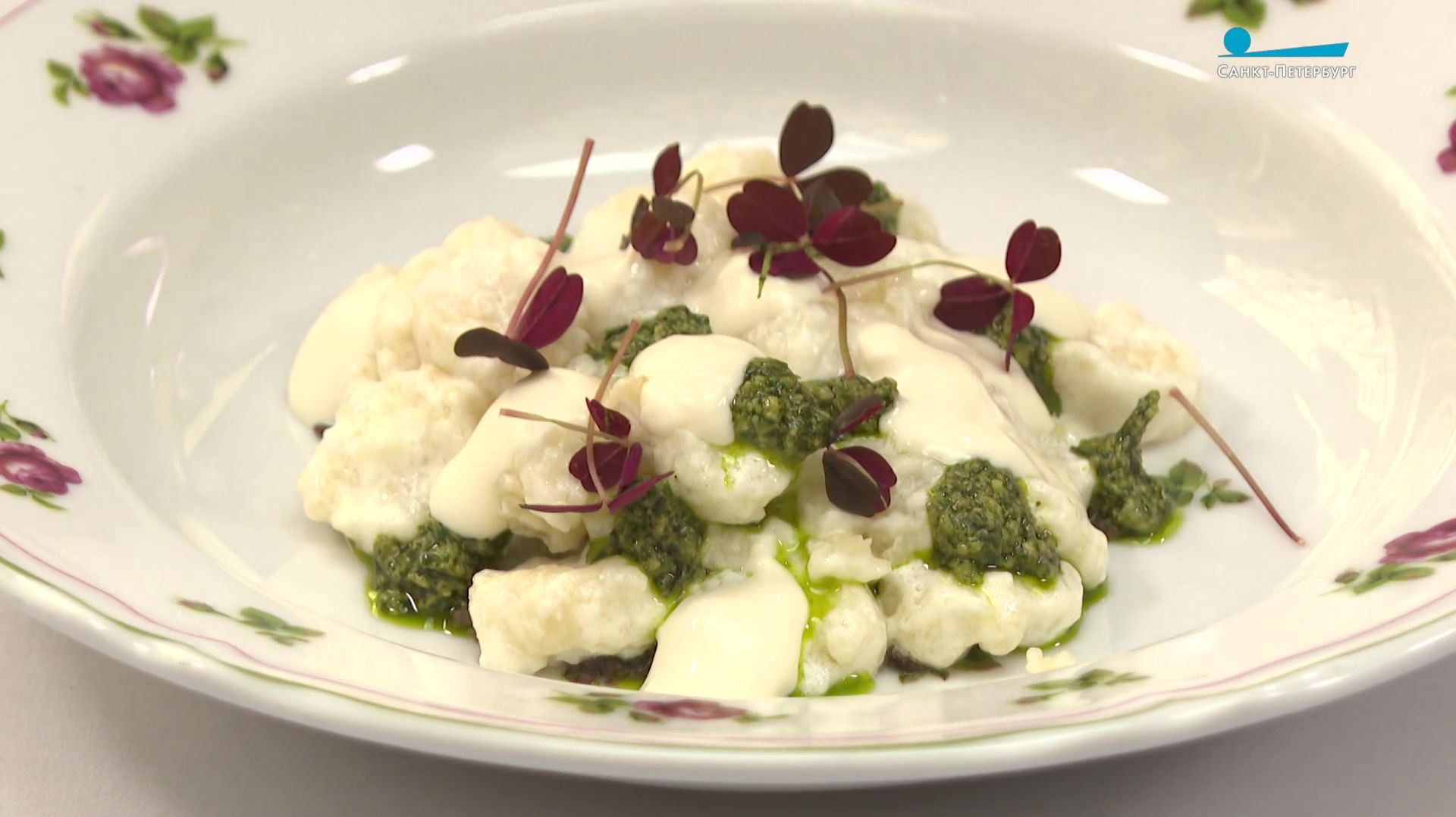 Ленивые вареники с творогом и трюфельной пастой