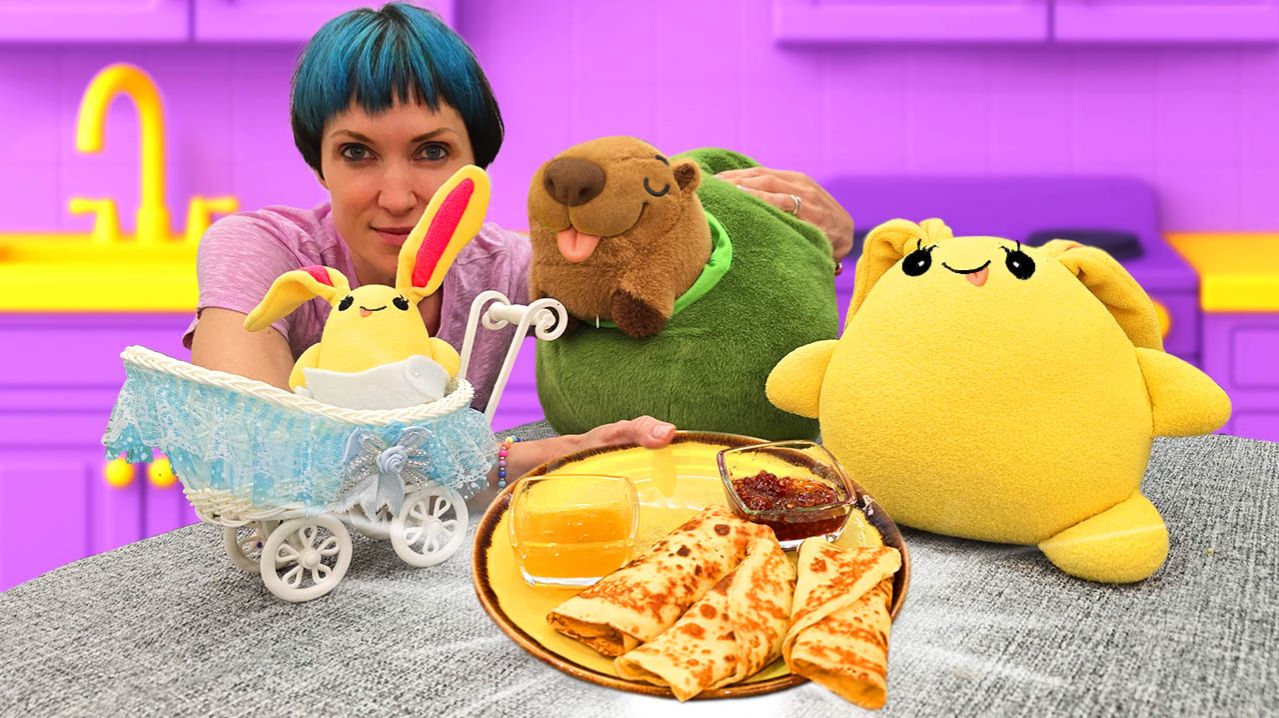 Сладкие блинчики с сюрпризом от Маши Капуки! Секретные ингредиенты в творожной начинке