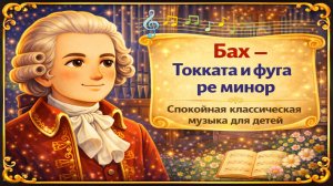Иоганн Себастьян Бах - Токката и фуга ре минор 🎻 Классическая музыка для детей - Слушать онлайн