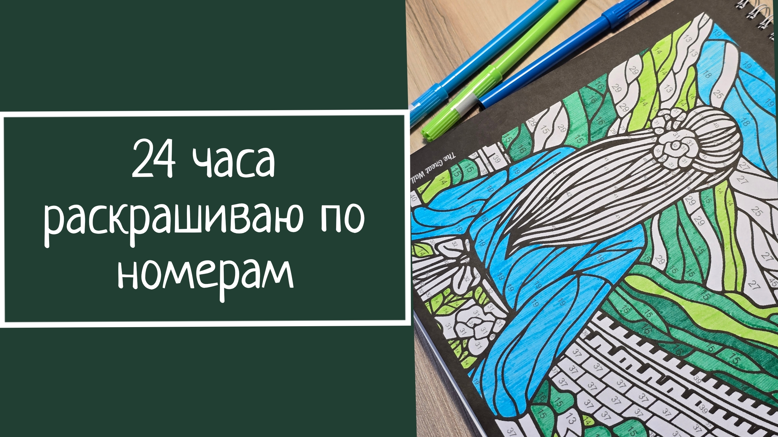 24 ЧАСА РАСКРАШИВАЮ ПО НОМЕРАМ