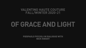 Показ кутюрной коллекции Valentino осень-зима 2020-2021