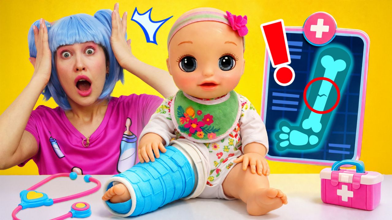 Элайв упала с лестницы! Рентген, лечение и мамина ласка – всё наладится!