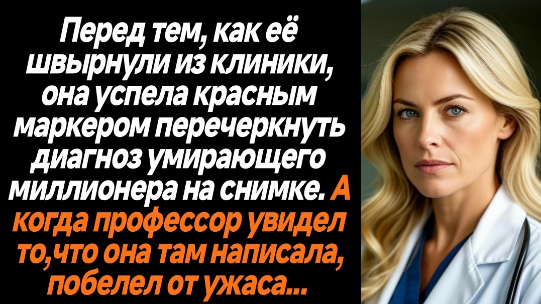 Жизненные истории/Она успела написать красным маркером диагноз больному