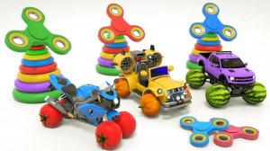 Уличная техника и тракторы самосвалы бульдозеры яйца-сюрпризы с грузовиками Мультфильм про грузовики