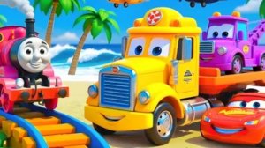 Паровозик Томас, Молния Маккуин и супергерои на мотоциклах