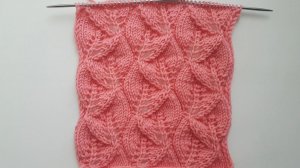 🌸 Листья сакуры: Японский ажурный узор спицами для вдохновения 🌸