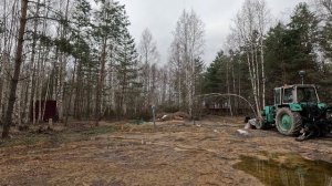 Дачный участок после зимы с сюрпризом.