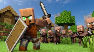 ЗАЩИТНИКИ ДЕРЕВНИ - Майнкрафт Мультики