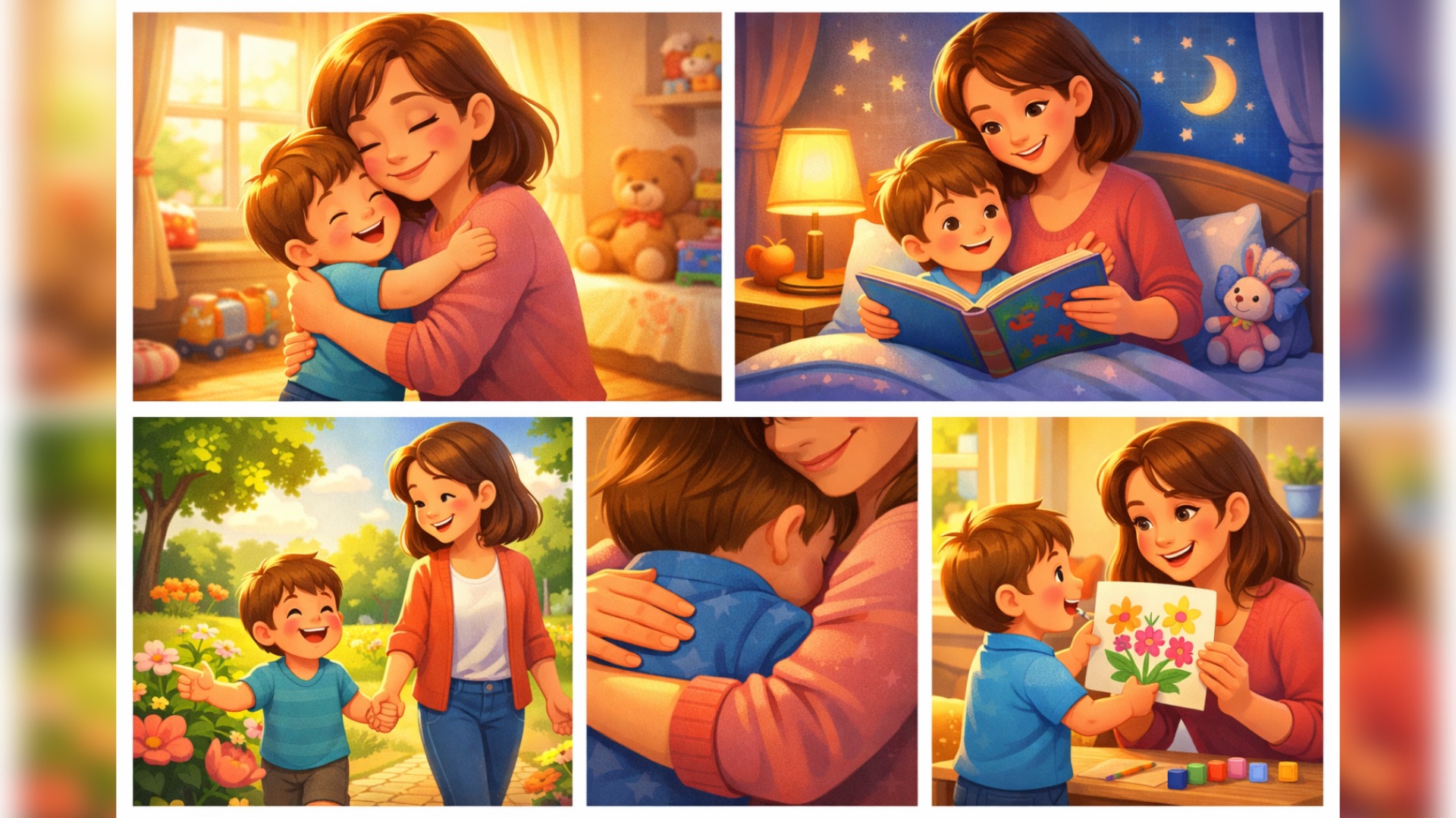 🔥 ТОП-5 стихов про маму | Учим вместе