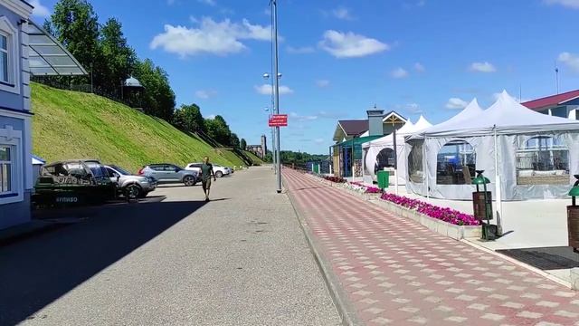 Город Кинешма, река Волга, Часть 1, июль 2022 года.