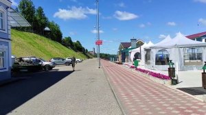 Город Кинешма, река Волга, Часть 1, июль 2022 года.