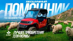 Электро багги — бесшумный помощник по хозяйству | UTV Terra Farmer обзор и тест 🏍️