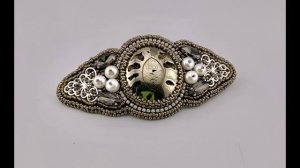 Заколки-автомат ручной работы: эксклюзивность бисера и натуральных камней.