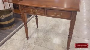 Стол письменный маленький МИГ516 из массива дерева от фабрики Satin Furniture (Индонезия)