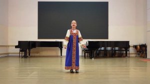 "Дует, дует ветерочек" - лирическая песня Саратовской области, исп. Русанова Анастасия