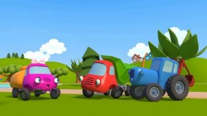 Синий трактор | Робот 3 | Мультики про машинки на детской площадке