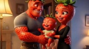 Семья клубник. Поучительное видео для детей