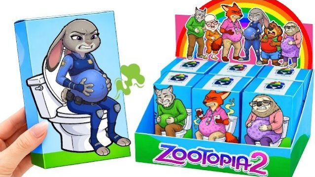 ДЖУДИ ХОППС И НИК УАЙЛД В ТУАЛЕТНОЙ ЗОНЕ 🚽 РАСПАКОВКА ЗВЕРОПОЛИС 2 СМЕШНЫХ КОРОБОКТУАЛЕТНОЕ БЕЗУМИЕ