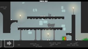 прохожу tricky castle в геометридеш на 3 серебрянных монеток