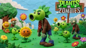Зомби против растений 2 Plants vs Zombies PvZ Растения против Зомби ПвЗ Битва прохождение