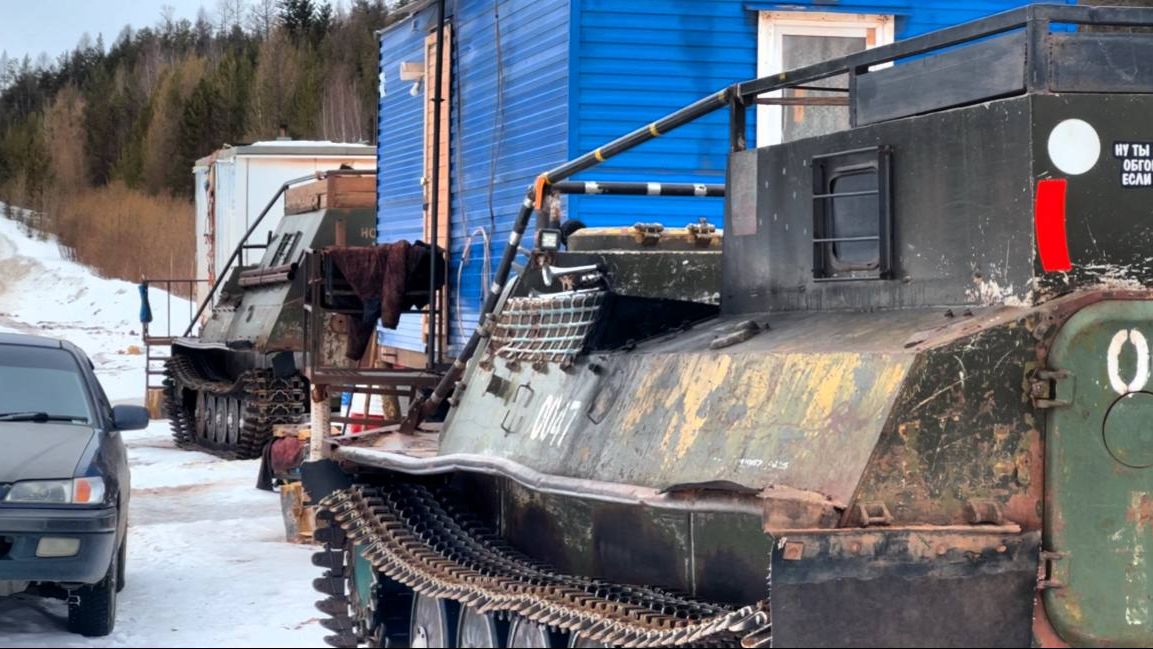 ТАЕЖНАЯ речка / ЖИВЕМ в ВАГОНЧИКЕ