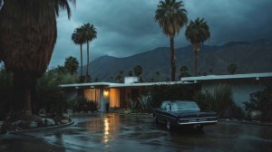 THE EMPTY SAFEHOUSE - Desert Rain Ambience ｜ Dark Sci-Fi Ambient Music for Focus & Sleep-(1080p60)