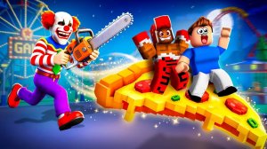 😱 МОЙ ДРУГ ЧИТЕРИТ! ПОБЕГ ОТ ДИКОГО КЛОУНА В РОБЛОКС!