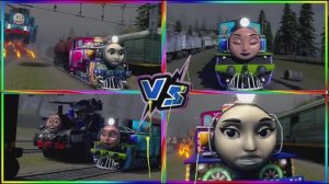 ПАРОВОЗИК ТОМАС и СУПЕР РОБОТЫ: Битва на рельсах 🚂 МУЛЬТИК для детей КТО ПОБЕДИТ ⚡