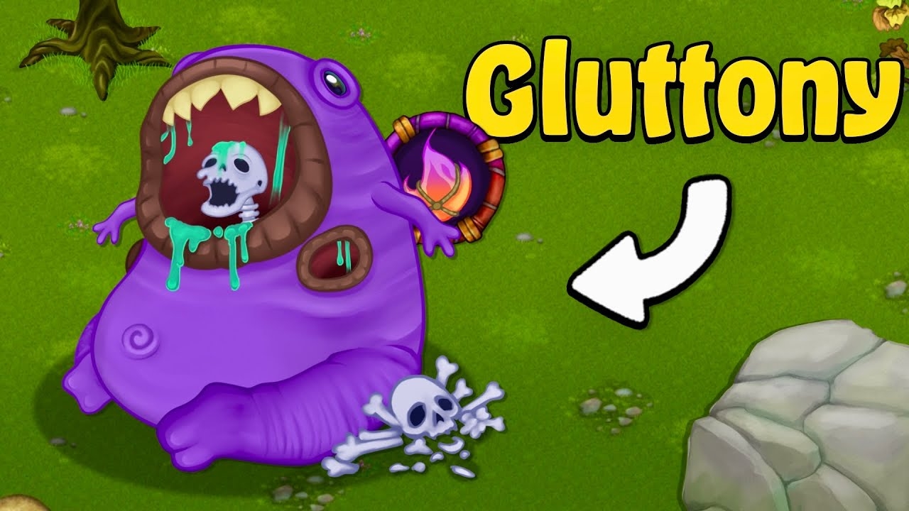 Грех Обжорства на Острове Растений - Фанмейд Монстр (My Singing Monsters, Мои Поющие Монстры, Msm)