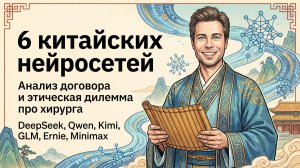 6 китайских нейросетей - анализ договора и этическая дилемма про хирурга