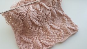 🪷 Цветы лотоса — ажурный узор спицами: Восточная гармония в каждой петле 🪷